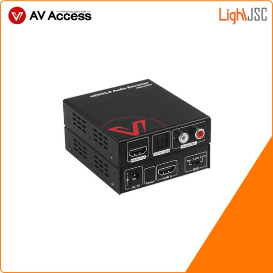 Thiết bị giải nén âm thanh HDMI 2.0 4K, HDCP2.2, CEC. AV Access 4KCVH2H