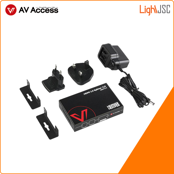Bộ chia HDMI 2.0 4K 2 cổng, tự động căn chỉnh tỷ lệ, Dolby vision. AV Access 4KSP12-S - Image 3