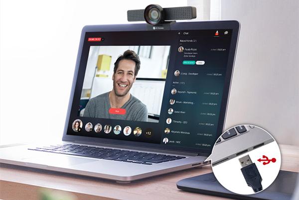 webcam cho hội thảo trực tuyến