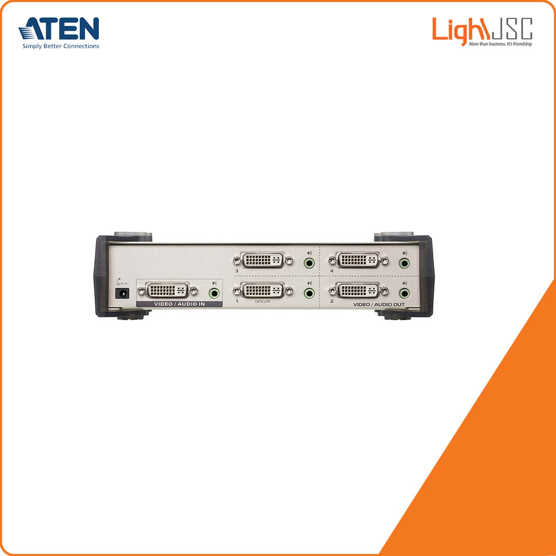 Aten VS164 4-Port DVI/Audio Splitter - Image 3