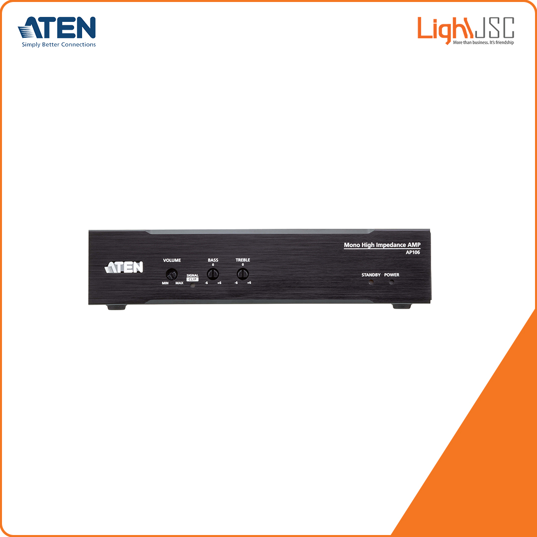 Aten AP106 60W Mono Hi-Z Power Amplifier