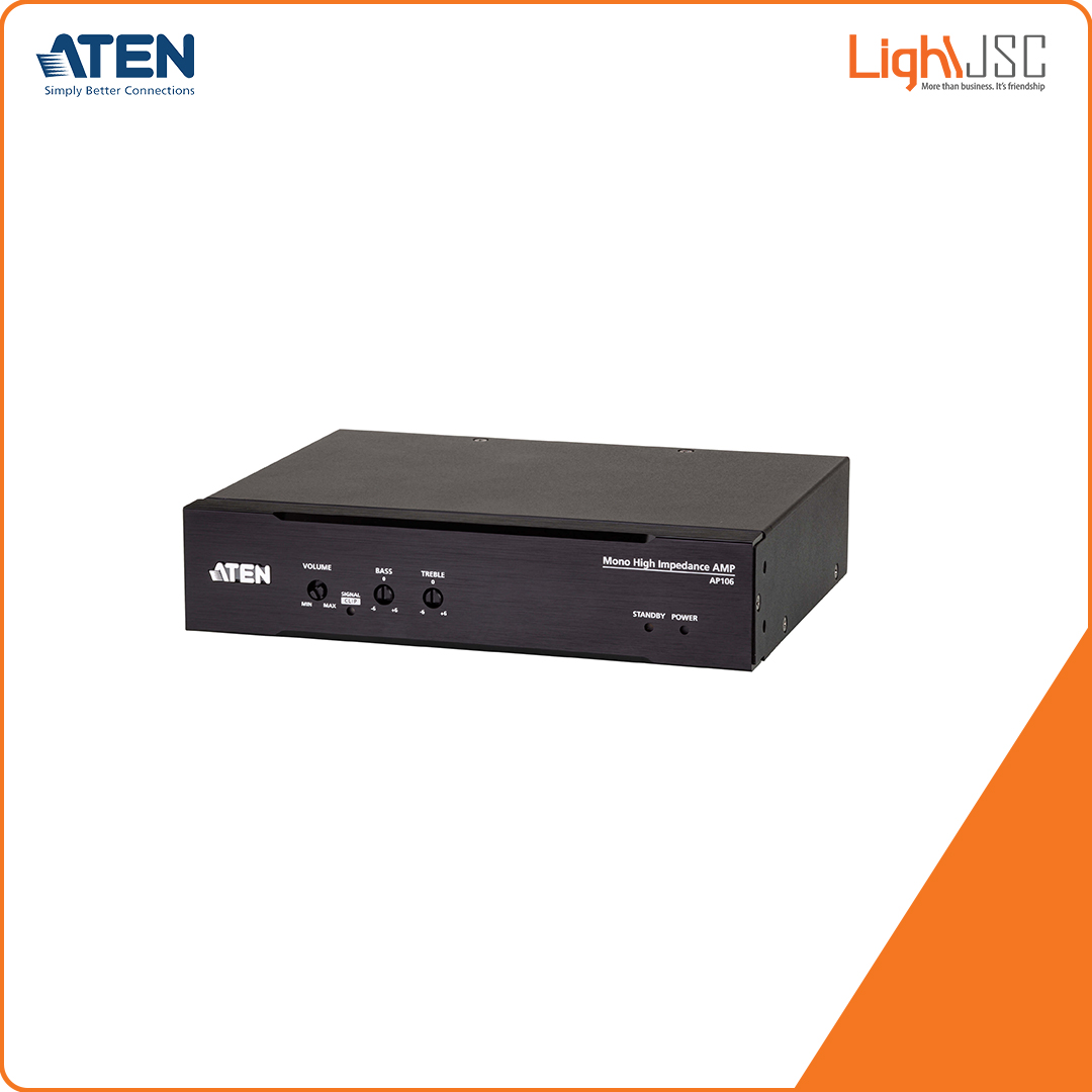 Aten AP106 60W Mono Hi-Z Power Amplifier