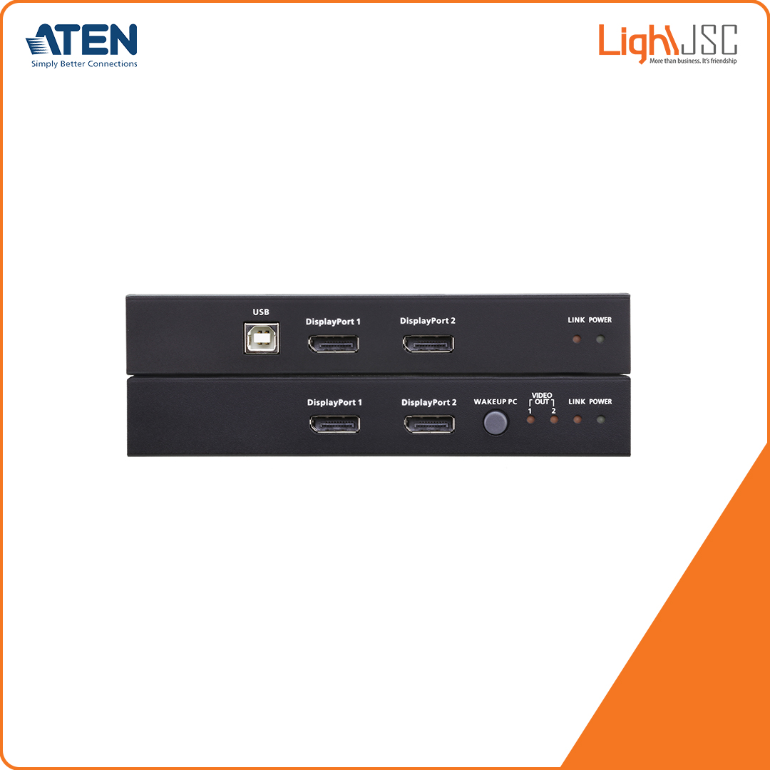 Aten CE924 USB DisplayPort Dual View HDBaseT™ 2.0 KVM Extender (4K@100m for Single View) - Image 2