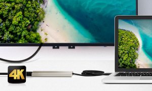 Aten UH3239 USB-C Multiport Mini Dock with Power Pass-Through