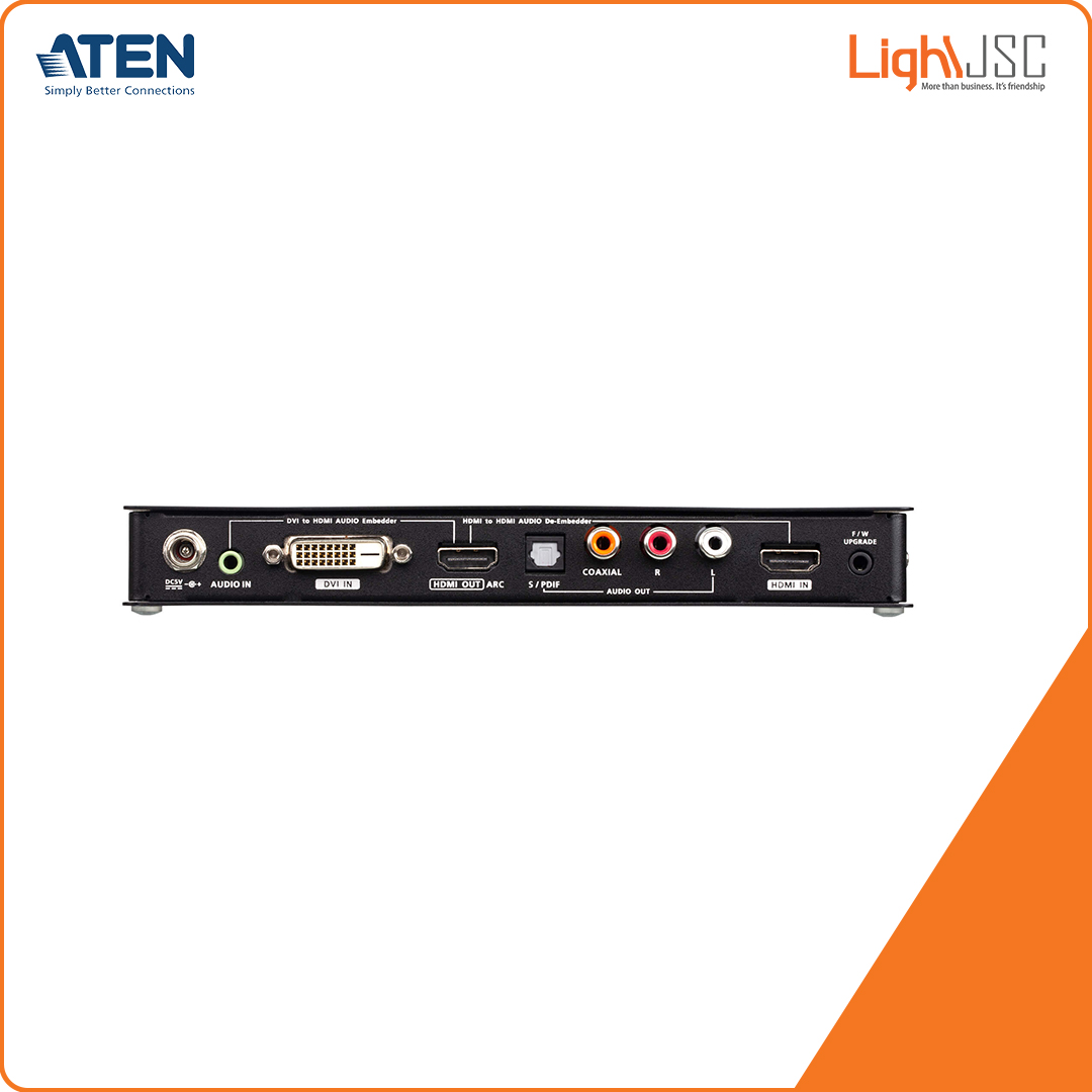 Aten VC881 4K HDMI DVI to HDMI Converter with Audio De-embedder