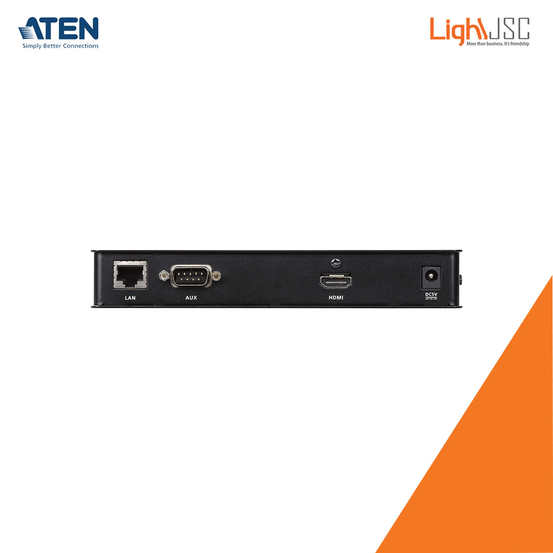 Aten KE8900SR FHD HDMI Slim KVM over IP Receiver rear