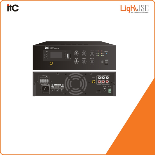 ITC T-B120 Bộ khuếch đại kèm mixer công suất 120W