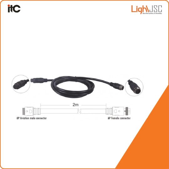 ITC TS-02D dây nối dài 2m 2 đầu cho thiết bị hội thảo