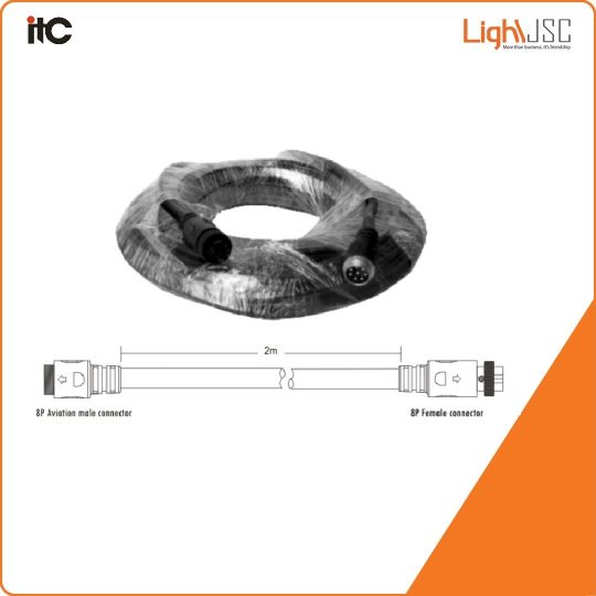 ITC TS-05L dây nối dài 5m 2 đầu giắc đực, giắc cái 8 chân