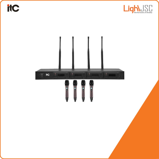 ITC TS-354UH Bộ thu Mic không dây ITC, hỗ trợ 4 Mic
