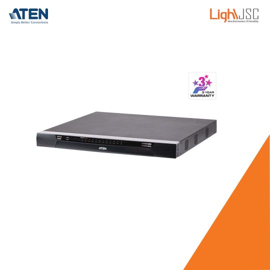 Aten KN2124VB 1-Local 2-Remote Access 24-Port Multi-Interface Cat 5 KVM over IP Switch