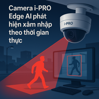 Camera i-PRO edge AI phát hiện xâm nhập theo thời gian thực