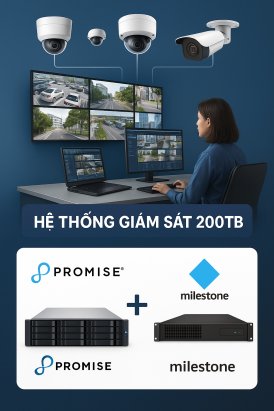 Kết hợp Promise + Milestone: Hệ thống giám sát 200TB