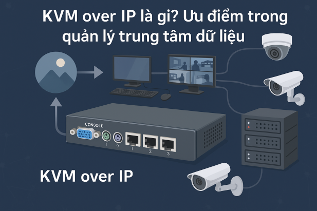 KVM over IP là gì? Ưu điểm trong quản lý trung tâm dữ liệu