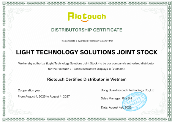 LightJSC – Nhà phân phối chính thức Riotouch tại Việt Nam